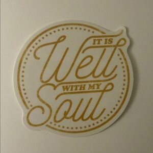 It Is Well With My Soul Vinyl Sticker Decal